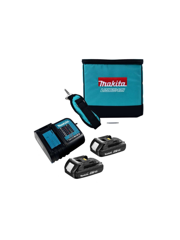 3 Combo Makita DLX2336SYX 18V | Rotomartillo DHP453 + Atornillador de Impacto DTD156