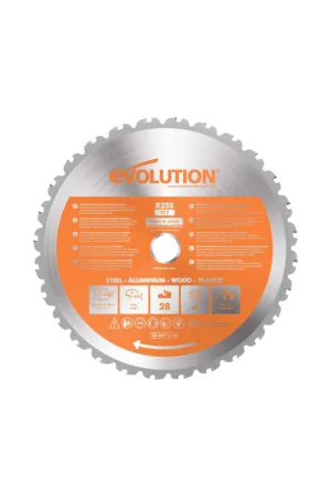 DISCO EVOLUTION 10 PULG 28 DIENTES EJE INTERNO 1 PULGADA MULTI-MATERIAL