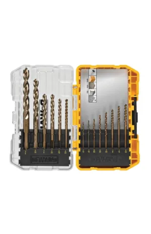 JUEGO DE BROCAS DE COBALTO INDUSTRIAL DEWALT DWA1240