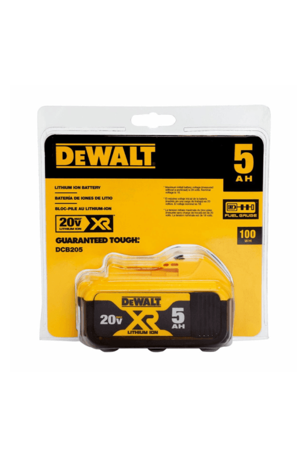 BATERÍAS IONES DE LITIO 20V 5AH DCB205 DEWALT