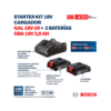 PAQUETE BATERIAS Y CARGADOR BOSCH PROFESIONAL GAL 18V-20