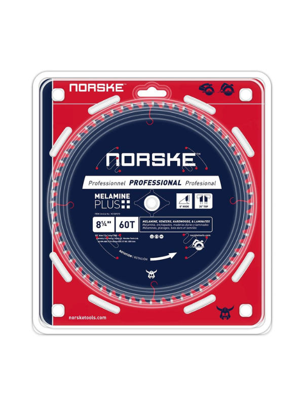 3 Hoja de Sierra para Melamina Norske NCSBP272 8-1/4" 60T