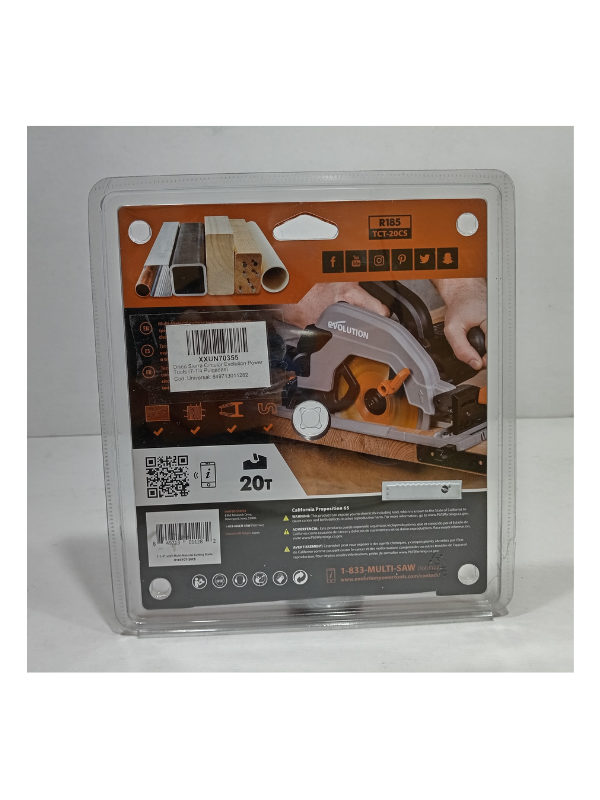 3 Hoja de Sierra Circular Multiusos RAGE 7-1/4 (185mm) 20T