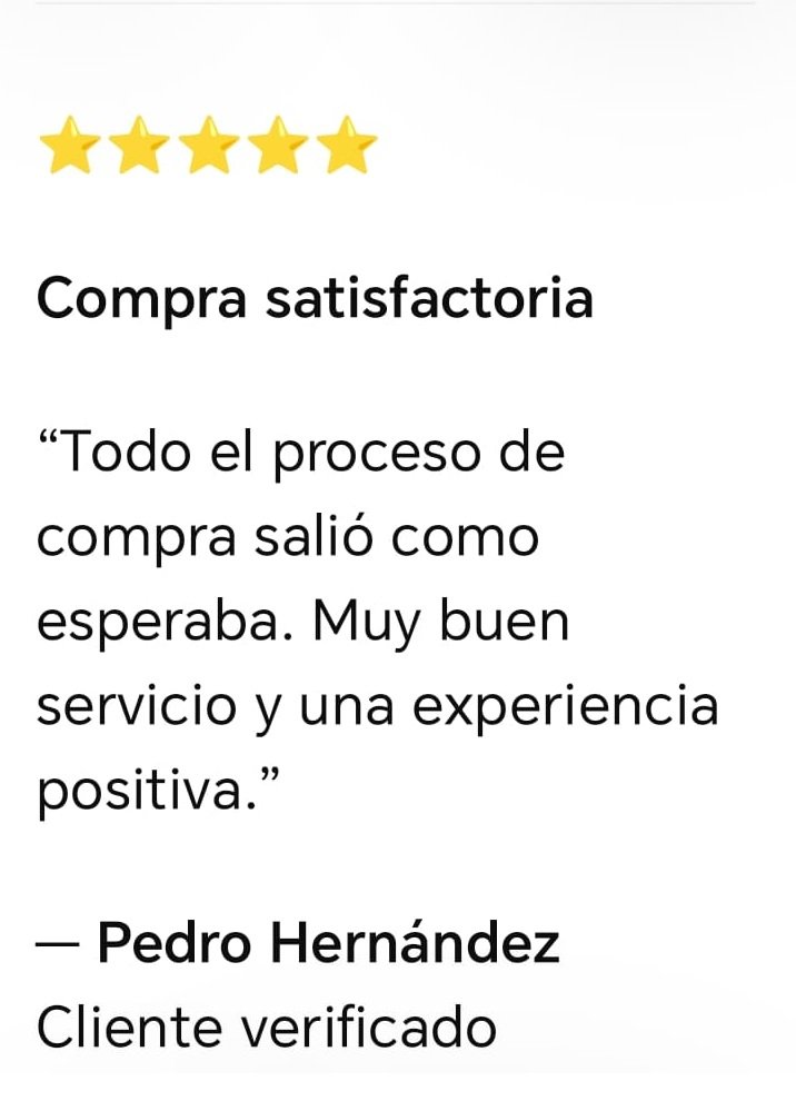 Imagen reseña cliente